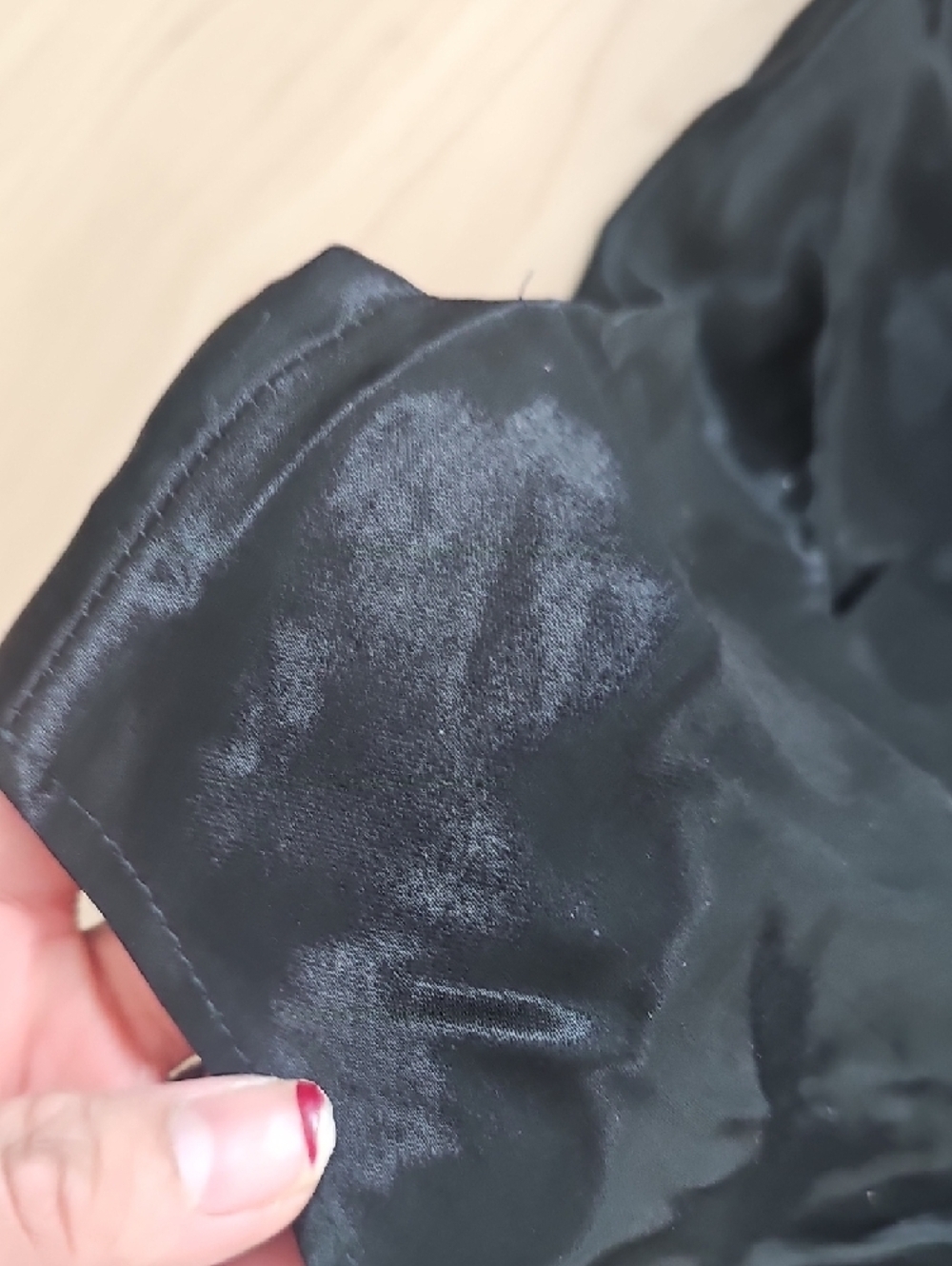 Vintage Black Blouse - Picture 5 of 5